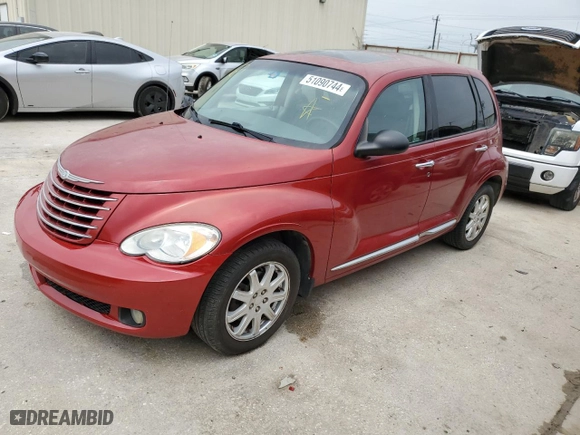 2010 Chrysler PT Cruiser Classic with VIN 3A4GY5F9XAT165207, listed as a Copart auction lot 51090744 with NaN miles and Clean Title. Bid and sale history available at carsss.com. Image 1.