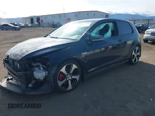 2015 Volkswagen Golf GTI S with VIN 3VWYT7AUXFM088823, listed as a IAAI auction lot 42021865 with 90,976 mi miles. Bid and sale history available at carsss.com. Image 2.