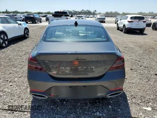 2025 Genesis G70 2.5T with VIN KMTG34SC8SU155736, listed as a Copart auction lot 54700385 with 4,991 mi miles and Clean Title. Bid and sale history available at DreamBid. Image 6.