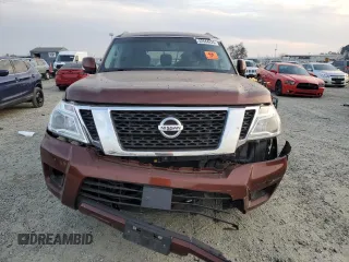 2018 Nissan Armada SL with VIN JN8AY2ND4J9053483, listed as a Copart auction lot 42444425 with Not Provided miles and Salvage Title. Bid and sale history available at DreamBid. Image 5.