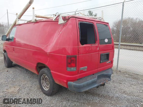 2013 Ford Econoline Cargo Commercial with VIN 1FTNE2EL9DDA09008, listed as a IAAI auction lot 41734714 with 211,200 mi miles and . Bid and sale history available at DreamBid. Image 3.