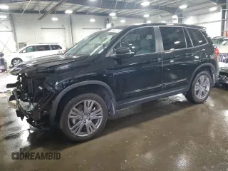 2019 Honda Passport EX-L z VIN 5FNYF8H59KB019053, wystawiony jako Copart lot #60684775 z przebiegiem 51 678 mil mil oraz Szkoda całkowita • Salvage title. Historia ofert i sprzedaży dostępna na DreamBid. Obrazek 1.