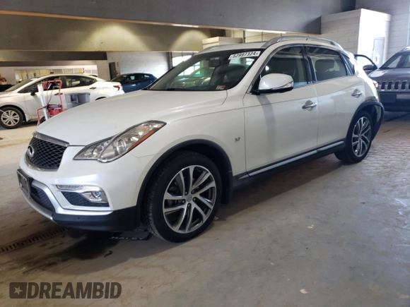 2017 Infiniti QX50 with VIN JN1BJ0RR0HM411073, listed as a Copart auction lot 52997324 with 77,672 mi miles. Bid and sale history available at carsss.com. Image 1.