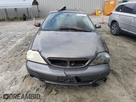 2004 Mercury Sable LS Premium with VIN 1MEHM55S74A622379, listed as a Copart auction lot 73611144 with 0 mi miles and Salvage Title. Bid and sale history available at carsss.com. Image 5.