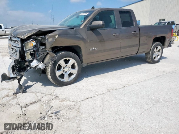 2014 Chevrolet Silverado 1500 LT with VIN 1GCRCREC2EZ233788, listed as a Copart auction lot 53283495 with 105,308 mi miles and Salvage Title. Bid and sale history available at DreamBid. Image 1.