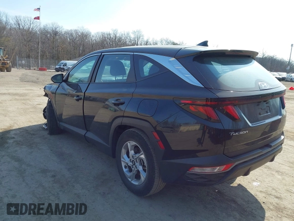 2024 Hyundai Tucson SE with VIN 5NMJA3DE3RH308009, listed as a IAAI auction lot 41708079 with 46,077 mi miles and . Bid and sale history available at carsss.com. Image 3.