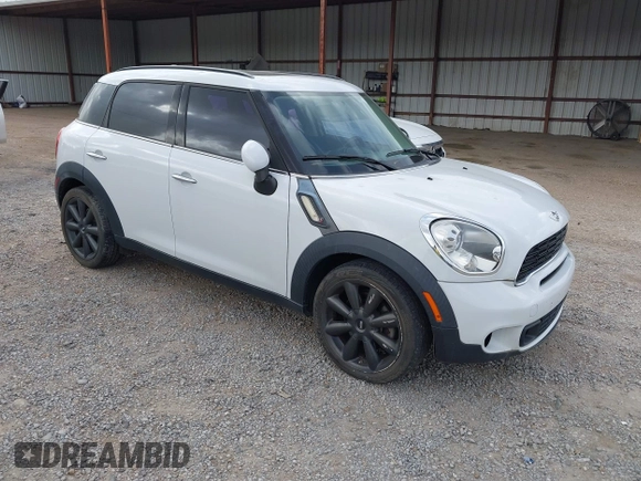 2012 MINI Countryman S z VIN WMWZC3C52CWL86507, wystawiony jako IAAI lot #41849701 z przebiegiem 126 025 mil mil oraz . Historia ofert i sprzedaży dostępna na DreamBid. Obrazek 1.