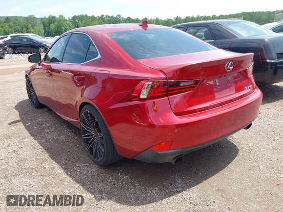 2015 Lexus IS 250 with VIN JTHBF1D23F5082146, listed as a IAAI auction lot 42550539 with 125,288 mi miles and . Bid and sale history available at DreamBid. Image 3.
