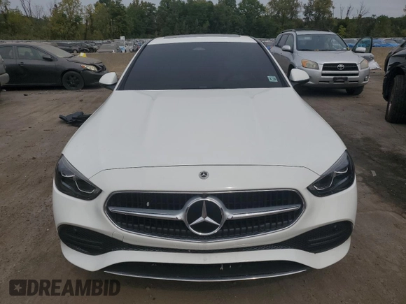 2023 Mercedes-Benz C 300 with VIN W1KAF4HBXPR118553, listed as a Copart auction lot 70564844 with 16,820 mi miles and Salvage Title. Bid and sale history available at DreamBid. Image 5.