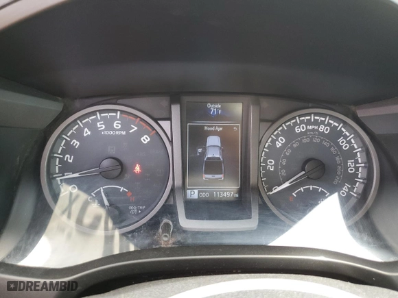 2019 Toyota Tacoma 4WD SR with VIN 5TFCZ5AN1KX206478, listed as a Copart auction lot 51000035 with 113,497 mi miles and Salvage Title. Bid and sale history available at carsss.com. Image 9.