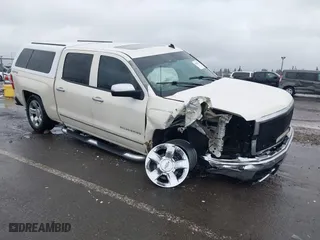 2014 Chevrolet Silverado 1500 LTZ with VIN 3GCUKSEC0EG445366, listed as a IAAI auction lot 41526222 with 1 mi miles. Bid and sale history available at carsss.com. Image 1.