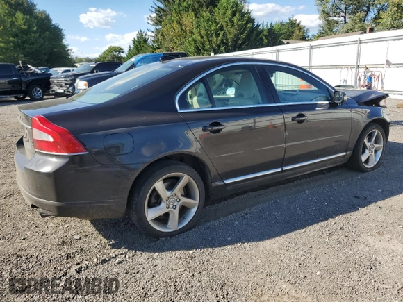 2010 Volvo S80 I6 Turbo with VIN YV1992AH8A1120437, listed as a Copart auction lot 75436904 with 169,675 mi miles and Salvage Title. Bid and sale history available at carsss.com. Image 3.