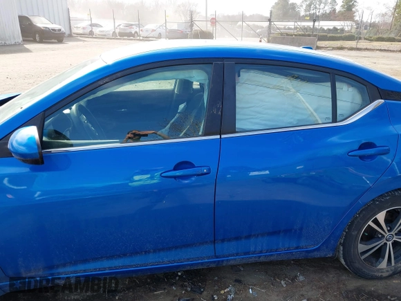 2021 Nissan Sentra SV with VIN 3N1AB8CV1MY204499, listed as a IAAI auction lot 41678411 with 60,813 mi miles and . Bid and sale history available at DreamBid. Image 14.