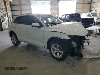 2025 Audi Q5 Premium with VIN WA1ABAFY5S2043719, listed as a Copart auction lot 57621145 with Not provided miles and Salvage title. Bid and sale history available at DreamBid. Image 4.