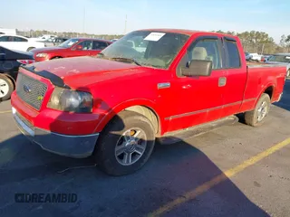 2005 Ford F-150 STX with VIN 1FTRX12W35FA03246, listed as a IAAI auction lot 41824509 with 282,022 mi miles. Bid and sale history available at carsss.com. Image 2.