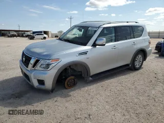 2019 Nissan Armada SL with VIN JN8AY2NDXK9088790, listed as a Copart auction lot 55382375 with 113,986 mi miles and Salvage title. Bid and sale history available at DreamBid. Image 1.