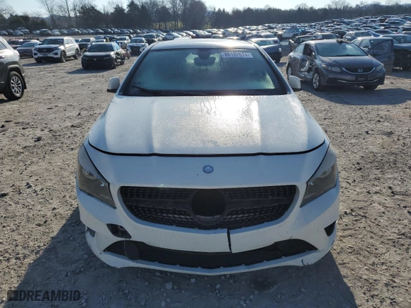 2016 Mercedes-Benz CLA with VIN WDDSJ4GBXGN332499, listed as a Copart auction lot 86137574 with 165,440 mi miles and Salvage Title. Bid and sale history available at carsss.com. Image 5.