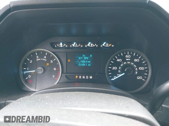 2020 Ford F-150 XL with VIN 1FTFX1E47LFA36566, listed as a IAAI auction lot 39364878 with 55,188 mi miles. Bid and sale history available at carsss.com. Image 7.