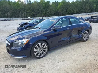 2018 Mercedes-Benz CLA 250 with VIN WDDSJ4GB6JN614100, listed as a Copart auction lot 55888245 with 70,898 mi miles and Salvage title. Bid and sale history available at DreamBid. Image 1.