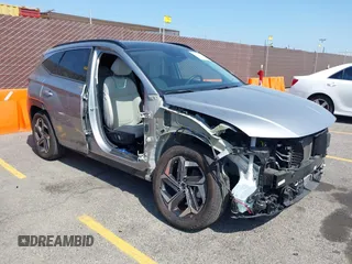2023 Hyundai Tucson Limited with VIN KM8JECA14PU106352, listed as a IAAI auction lot 42588194 with 27,404 mi miles and . Bid and sale history available at DreamBid. Image 1.