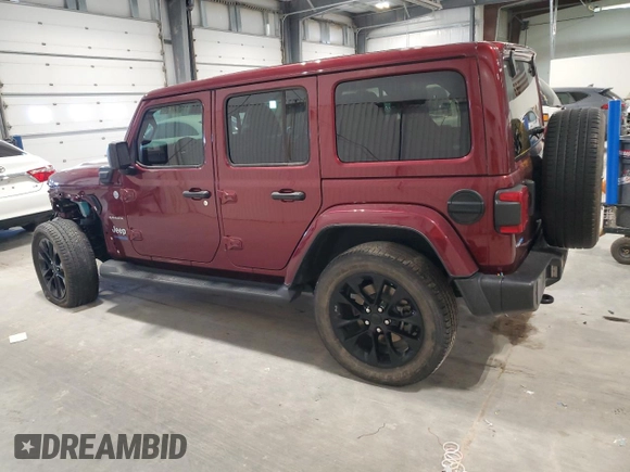 2021 Jeep Wrangler Unlimited Sahara с VIN 1C4JJXP63MW684811, выставлен на аукционе Copart как лот 55136775 с пробегом 29 901 миль миль и Списание • Salvage title. История ставок и продаж доступна на DreamBid. Изображение 2.