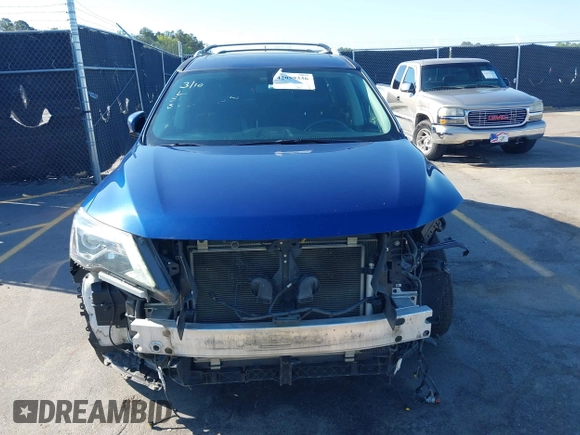 2017 Nissan Pathfinder S with VIN 5N1DR2MN3HC654053, listed as a IAAI auction lot 42059336 with 114,253 mi miles and . Bid and sale history available at DreamBid. Image 13.