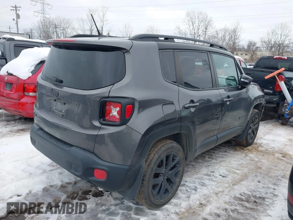 2016 Jeep Renegade Latitude with VIN ZACCJBBT7GPD59282, listed as a IAAI auction lot 41314758 with 137,369 mi miles. Bid and sale history available at carsss.com. Image 4.