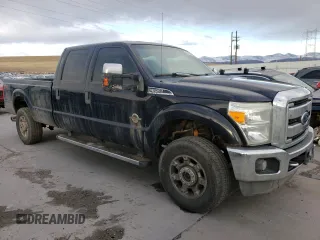 2013 Ford F-350 Platinum with VIN 1FT8W3BT2DEB34561, listed as a Copart auction lot 47448905 with 314,225 mi miles and Salvage title. Bid and sale history available at DreamBid. Image 4.