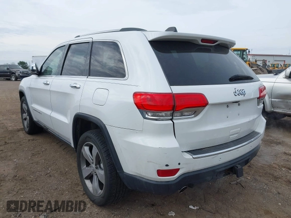 2014 Jeep Grand Cherokee Limited with VIN 1C4RJFBG5EC555128, listed as a IAAI auction lot 42129958 with 98,237 mi miles. Bid and sale history available at carsss.com. Image 3.