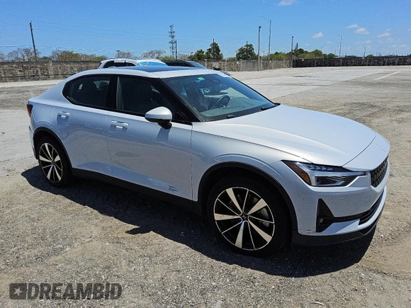 2021 Polestar 2 Launch Edition with VIN LPSED3KA4ML017477, listed as a Copart auction lot 54700395 with Not Provided miles and Clean Title. Bid and sale history available at DreamBid. Image 4.