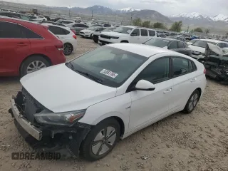 2019 Hyundai Ioniq Blue with VIN KMHC65LC8KU110221, listed as a Copart auction lot 53051765 with 62,030 mi miles and Salvage Title. Bid and sale history available at DreamBid. Image 1.