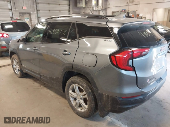 2020 GMC Terrain SLE with VIN 3GKALTEVXLL169214, listed as a IAAI auction lot 41859738 with 80,281 mi miles. Bid and sale history available at carsss.com. Image 3.