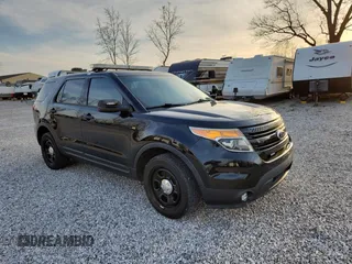 2015 Ford Utility Police Interceptor with VIN 1FM5K8AR4FGC51563, listed as a Copart auction lot 53210705 with 108,861 mi miles and Clean Title. Bid and sale history available at carsss.com. Image 1.