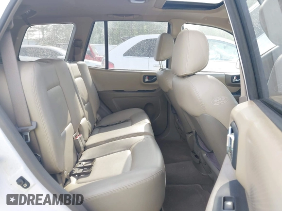 2005 Hyundai Santa Fe GLS with VIN KM8SC73E15U956552, listed as a IAAI auction lot 42003035 with 143,268 mi miles. Bid and sale history available at carsss.com. Image 8.