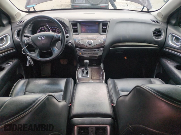 2015 Infiniti QX60 with VIN 5N1AL0MM6FC507755, listed as a Copart auction lot 54202075 with 138,426 mi miles and Salvage Title. Bid and sale history available at DreamBid. Image 8.