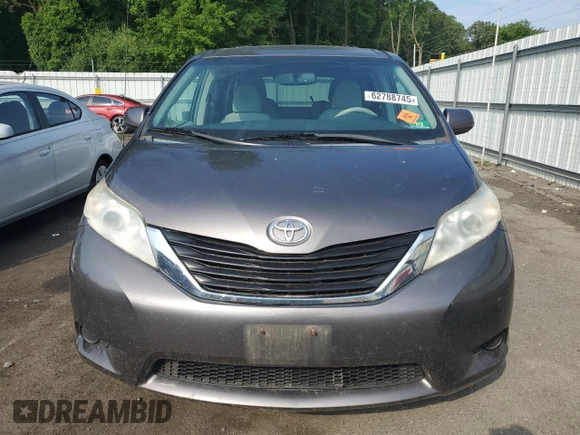 2012 Toyota Sienna LE AAS with VIN 5TDKK3DC6CS266522, listed as a Copart auction lot 62788745 with 233,596 mi miles and Salvage title. Bid and sale history available at DreamBid. Image 5.