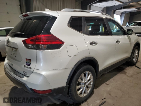 2017 Nissan Rogue SV with VIN KNMAT2MV9HP528295, listed as a Copart auction lot 63318355 with 130,536 mi miles and Salvage title. Bid and sale history available at DreamBid. Image 3.