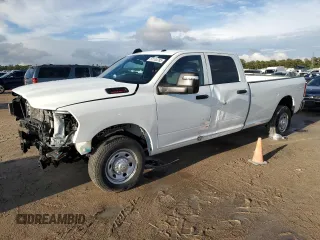 2024 Ram 2500 Tradesman with VIN 3C6UR4HJ2RG328449, listed as a Copart auction lot 51104785 with 8,209 mi miles and Salvage Title. Bid and sale history available at carsss.com. Image 1.