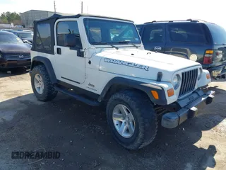 2005 Jeep Wrangler SE with VIN 1J4FA29S95P363770, listed as a IAAI auction lot 41362056 with 140,540 mi miles. Bid and sale history available at carsss.com. Image 1.