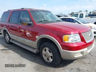 2003 Ford Expedition Eddie Bauer с VIN 1FMFU17L53LC25565, выставлен на аукционе IAAI как лот 42115074 с пробегом 142 435 миль миль и . История ставок и продаж доступна на DreamBid. Изображение 1.