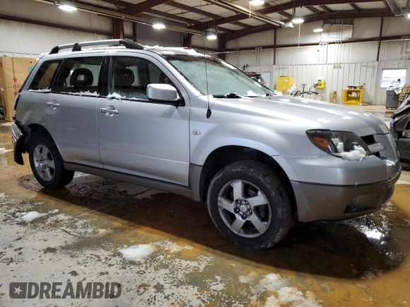 2004 Mitsubishi Outlander SE with VIN JA4LX41F54U000247, listed as a Copart auction lot 44573975 with 169,914 mi miles and Clean Title. Bid and sale history available at carsss.com. Image 4.