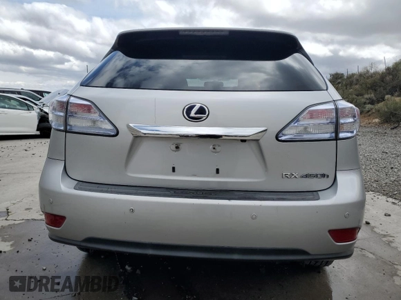 2011 Lexus RX with VIN JTJBC1BAXB2034317, listed as a Copart auction lot 51481395 with 250,127 mi miles and Salvage Title. Bid and sale history available at carsss.com. Image 6.