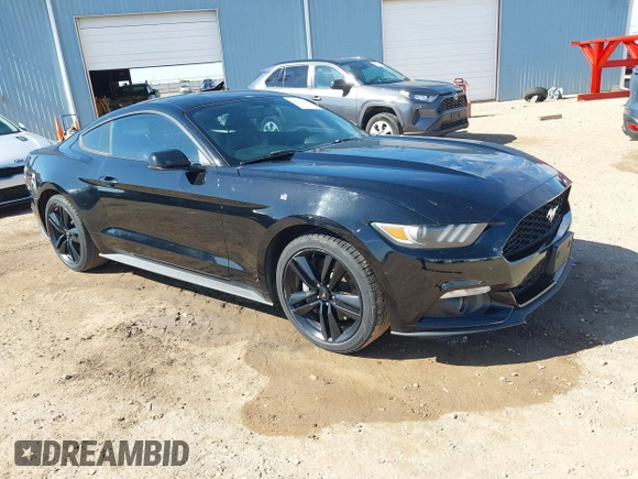 2015 Ford Mustang EcoBoost z VIN 1FA6P8TH9F5355840, wystawiony jako IAAI lot #42552910 z przebiegiem 96 422 mil mil oraz . Historia ofert i sprzedaży dostępna na DreamBid. Obrazek 1.