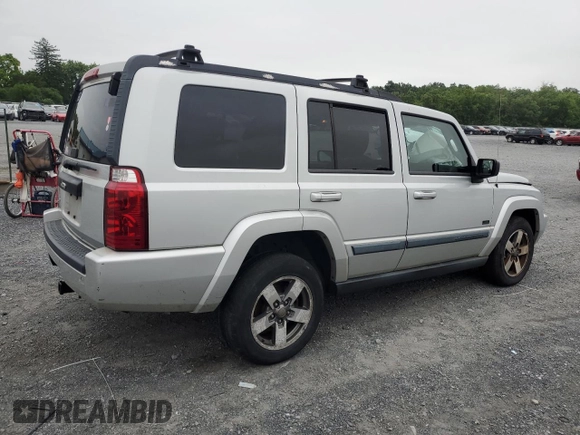 2008 Jeep Commander Sport with VIN 1J8HG48K98C149652, listed as a Copart auction lot 63973014 with 213,947 mi miles and Salvage Title. Bid and sale history available at carsss.com. Image 3.