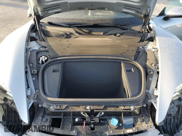 2021 Porsche Taycan 4S with VIN WP0AB2Y16MSA43990, listed as a Copart auction lot 81328264 with 43,190 mi miles and Salvage title. Bid and sale history available at DreamBid. Image 11.