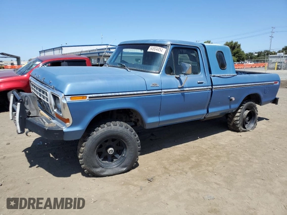 1979 Ford F-250 с VIN F26HREE1635, выставлен на аукционе Copart как лот 64904454 с пробегом 431 164 миль миль и Чистый • Clean title. История ставок и продаж доступна на DreamBid. Изображение 1.