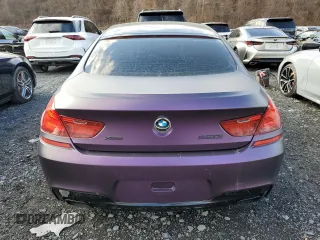 2016 BMW 6 Series 650i xDrive with VIN WBA6D6C59GG387896, listed as a Copart auction lot 50158365 with Not Provided miles and Salvage Title. Bid and sale history available at carsss.com. Image 6.