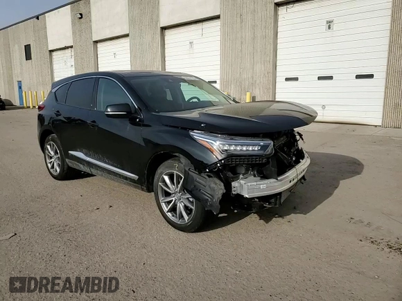 2021 Acura RDX w/Technology Package with VIN 5J8TC2H54ML039812, listed as a Copart auction lot 88074125 with 0 mi miles and Salvage Title. Bid and sale history available at carsss.com. Image 12.