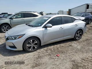 2021 Nissan Sentra SV z VIN 3N1AB8CV9MY239369, wystawiony jako Copart lot #56235015 z przebiegiem 50 262 mil mil oraz Szkoda całkowita • Salvage title. Historia ofert i sprzedaży dostępna na DreamBid. Obrazek 1.