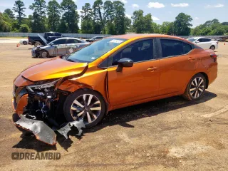 2020 Nissan Versa SR with VIN 3N1CN8FV7LL832672, listed as a Copart auction lot 58574975 with 39,207 mi miles and Salvage title. Bid and sale history available at DreamBid. Image 1.